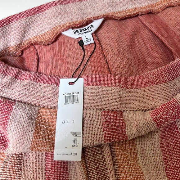 BB Dakota That 70s Stripe Crop Pant LARGE - Picture 4 of 5